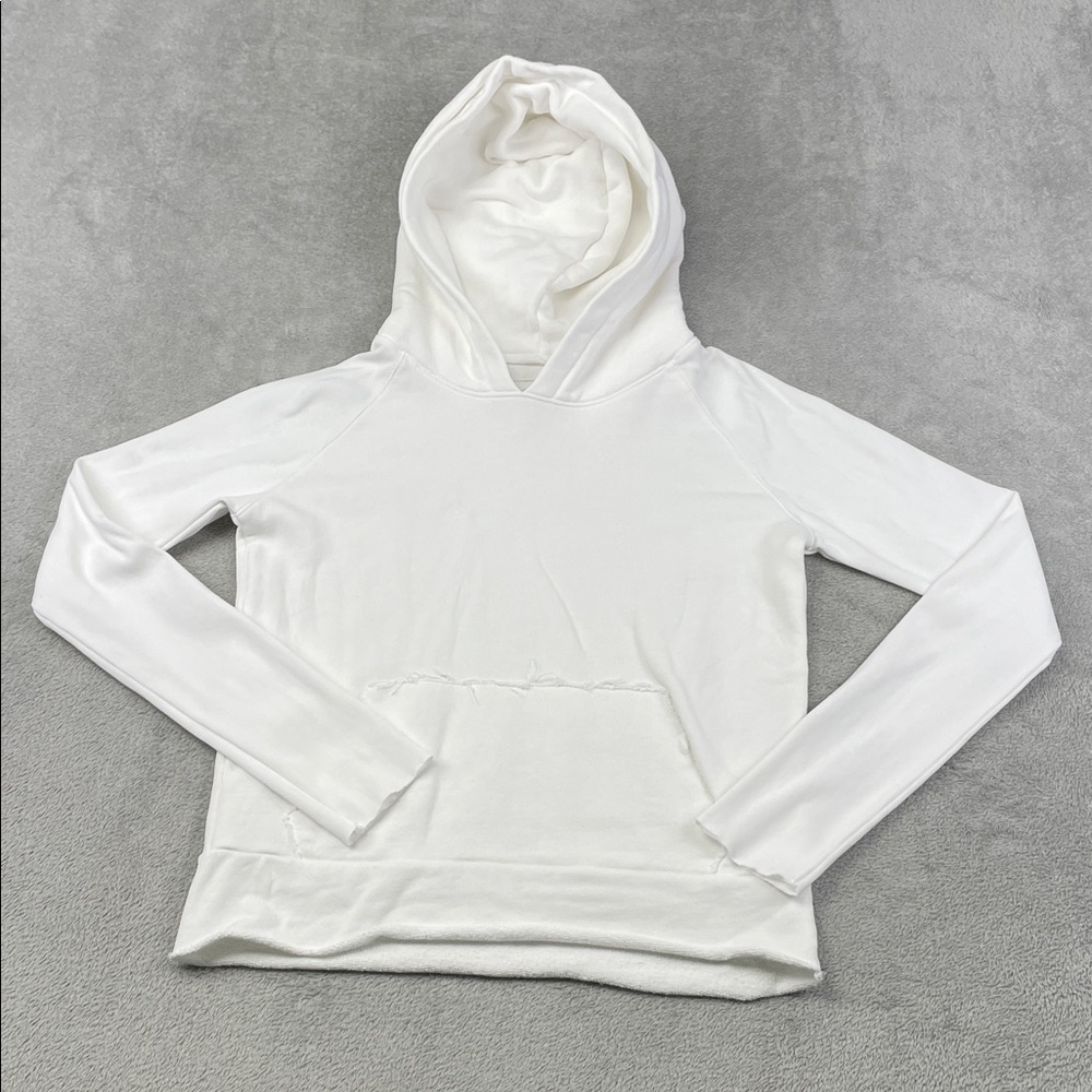 NEW Frank & Eileen XS‎ 100% Cotton White Hooded Sweatshirt USA